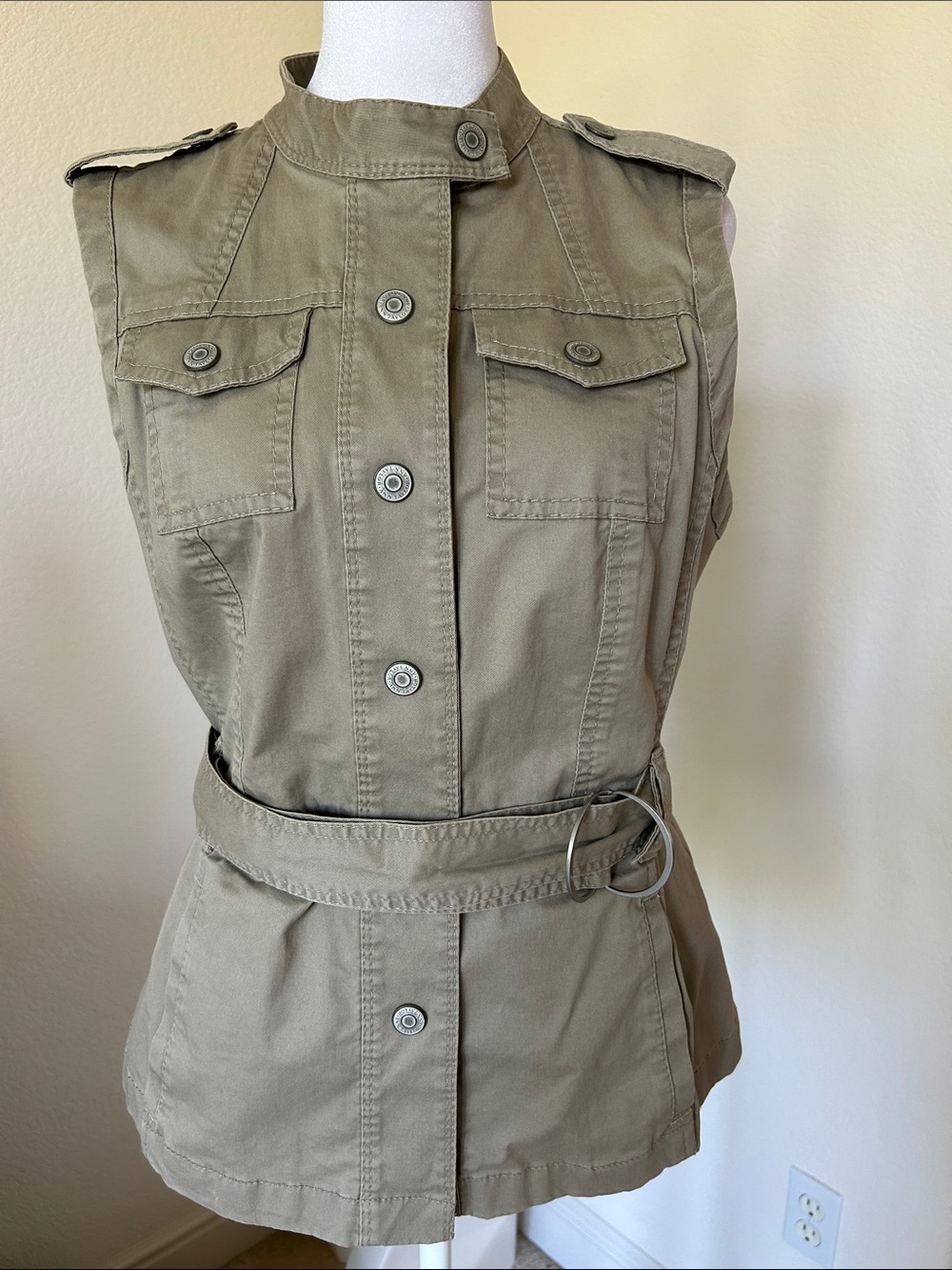 Ann Taylor belted utility Vest